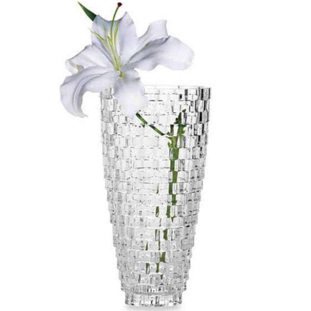 Elegant Beautiful Crystal Palazzo Vase